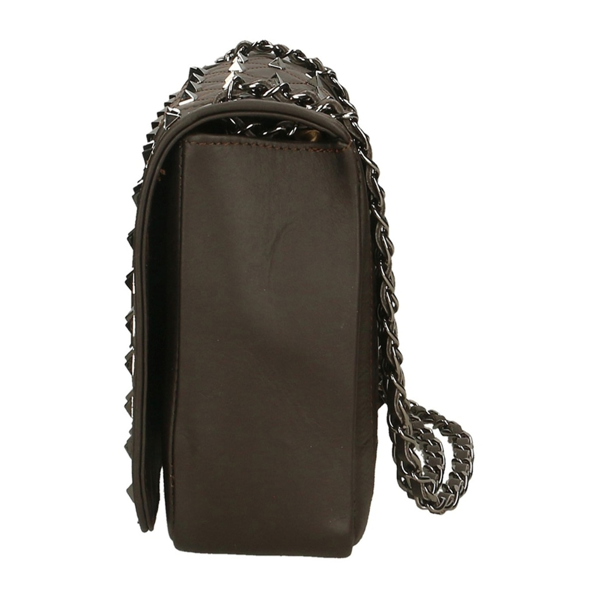 Borsa a spalla da donna Made in Italy - Modello Catania - Vera pelle - 13.0 x 22.0 x 7.0 cm