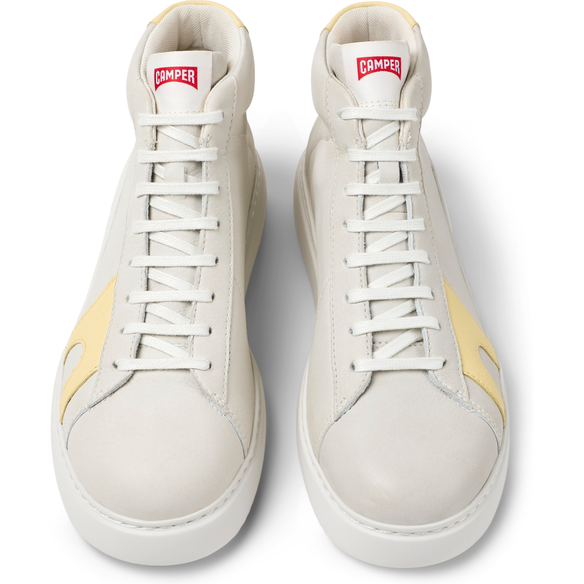 Sneaker-Bootie - CAMPER Runner K21 - Blanco - Cuero liso