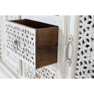 Aparador de Madera de Mango Estilo Mediterráneo Moderno