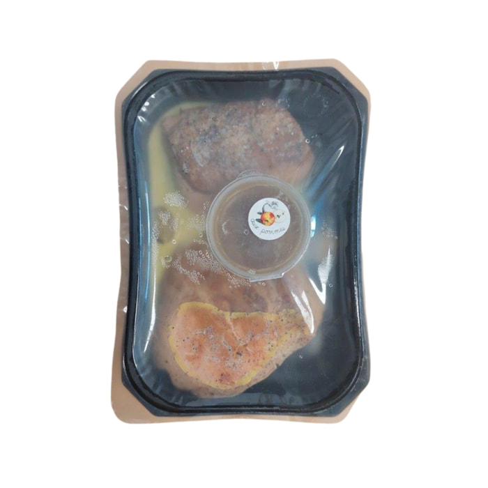 Escalope de foie gras poêlées aux pommes sauce porto*** - 130g - France