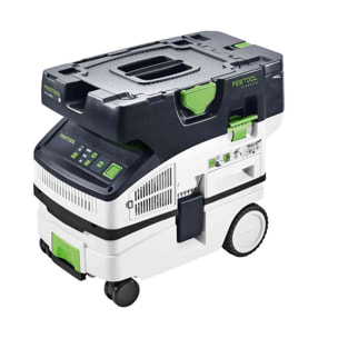 Aspirateur sans fil 36V (2x18V) CTLC MINI I-Plus CLEANTEC - FESTOOL - avec 4 batterie 18V 5.0 Ah - accessoires - Systainer - 577149