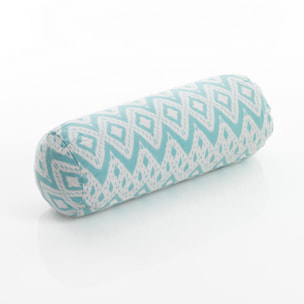 ORESTELUCHETTA Cuscino a rullo IKAT MINT