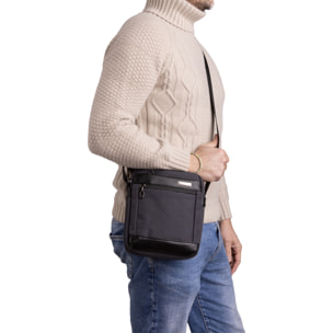 Borsa a tracolla  da uomo Textile Polyester 24x20x9 cm