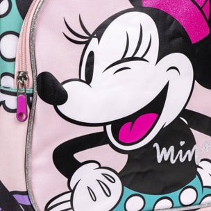 Mochila escolar mediana de minnie mouse, niños, multicolor, estándar
