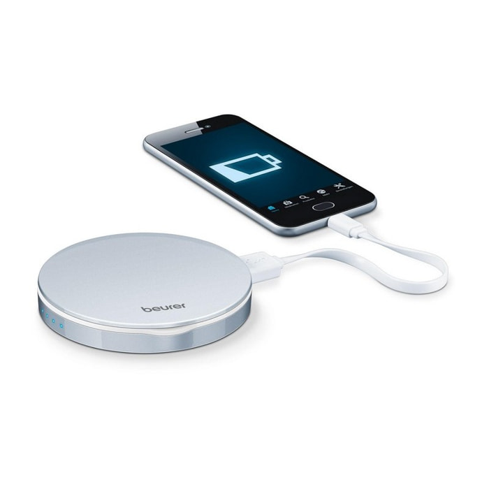 Miroir de poche à fonction Powerbank