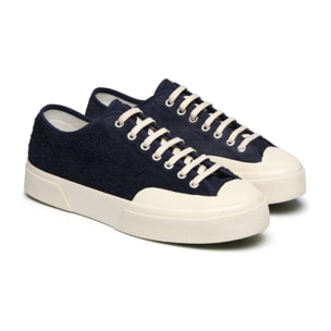 Le Superga Uomo Donna Blu 2432 Works Hairy Suede