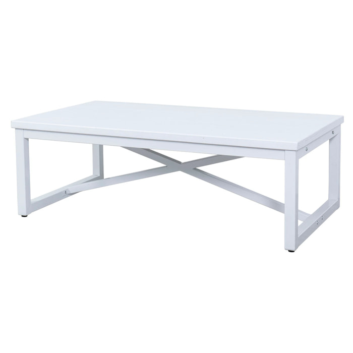 Mesa Centro Madera Metal Nashville 140x90x41 Cm
