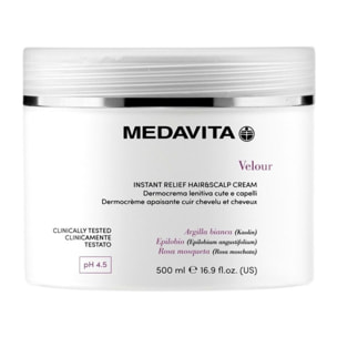 MEDAVITA Velour Instant Relief Hair & Scalp Cream 500ml