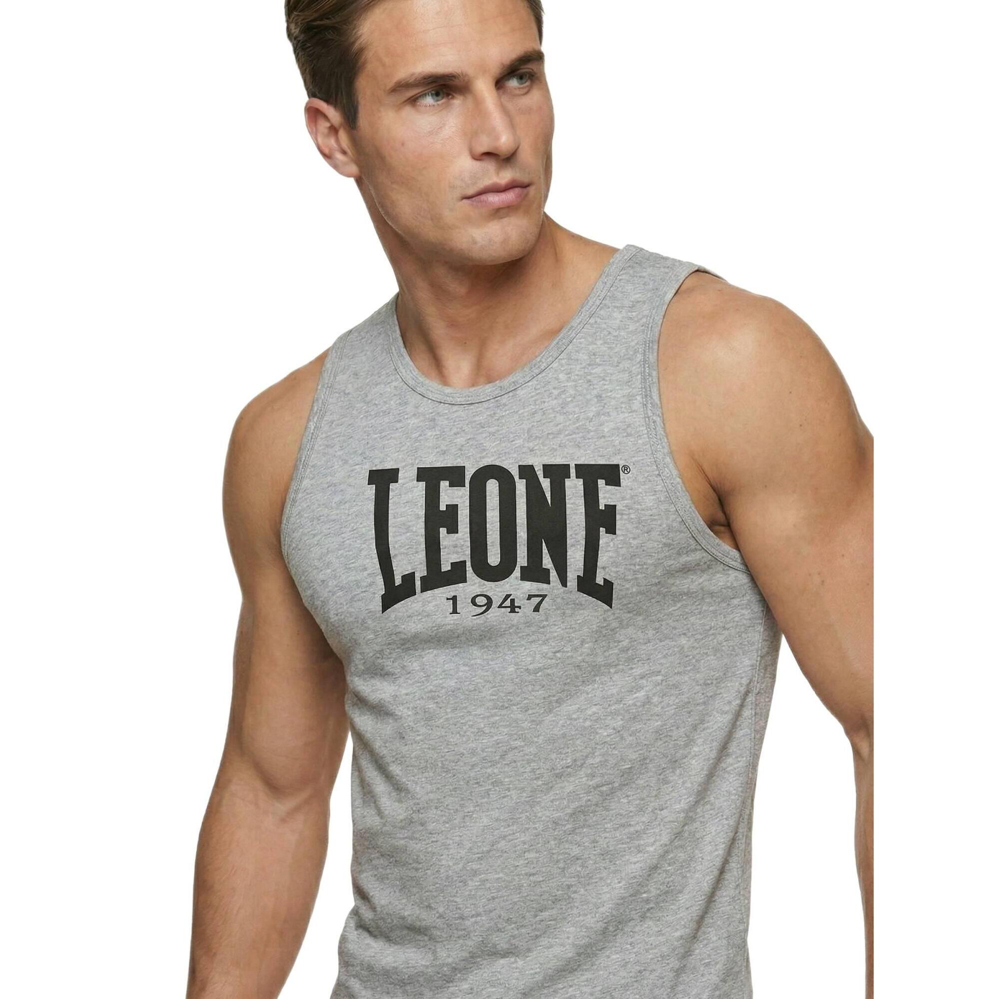 Canotta Leone 1947 Apparel con grande logo Boxing. Stile deciso per allenamento.