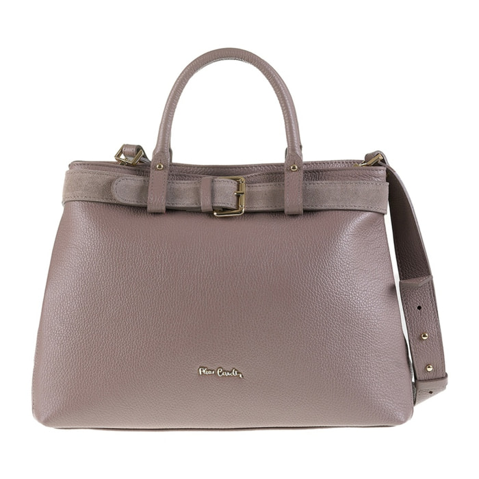 Borsa a mano da donna Made in Italy - Modello Lumina Chic - 100% pelle - 37.0 x 25.0 x 12.0 cm