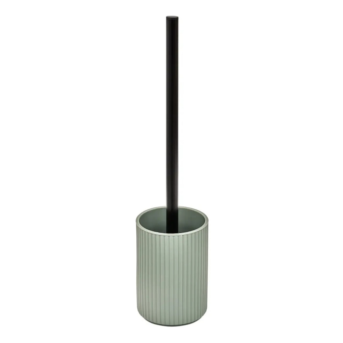 Brosse WC striée verte