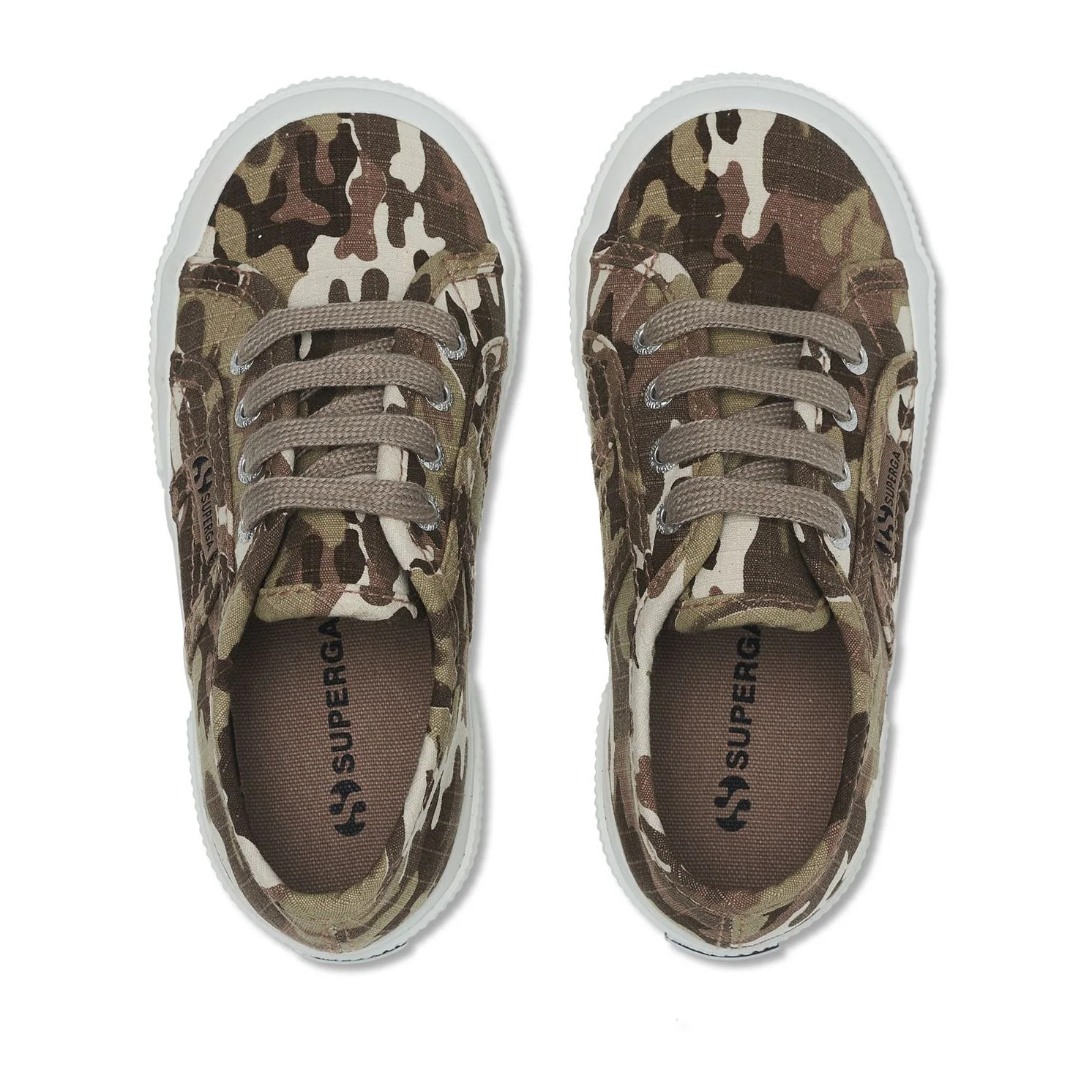 Le Superga Bambino/A Beige 2750 KIDS CAMO RIPSTOP