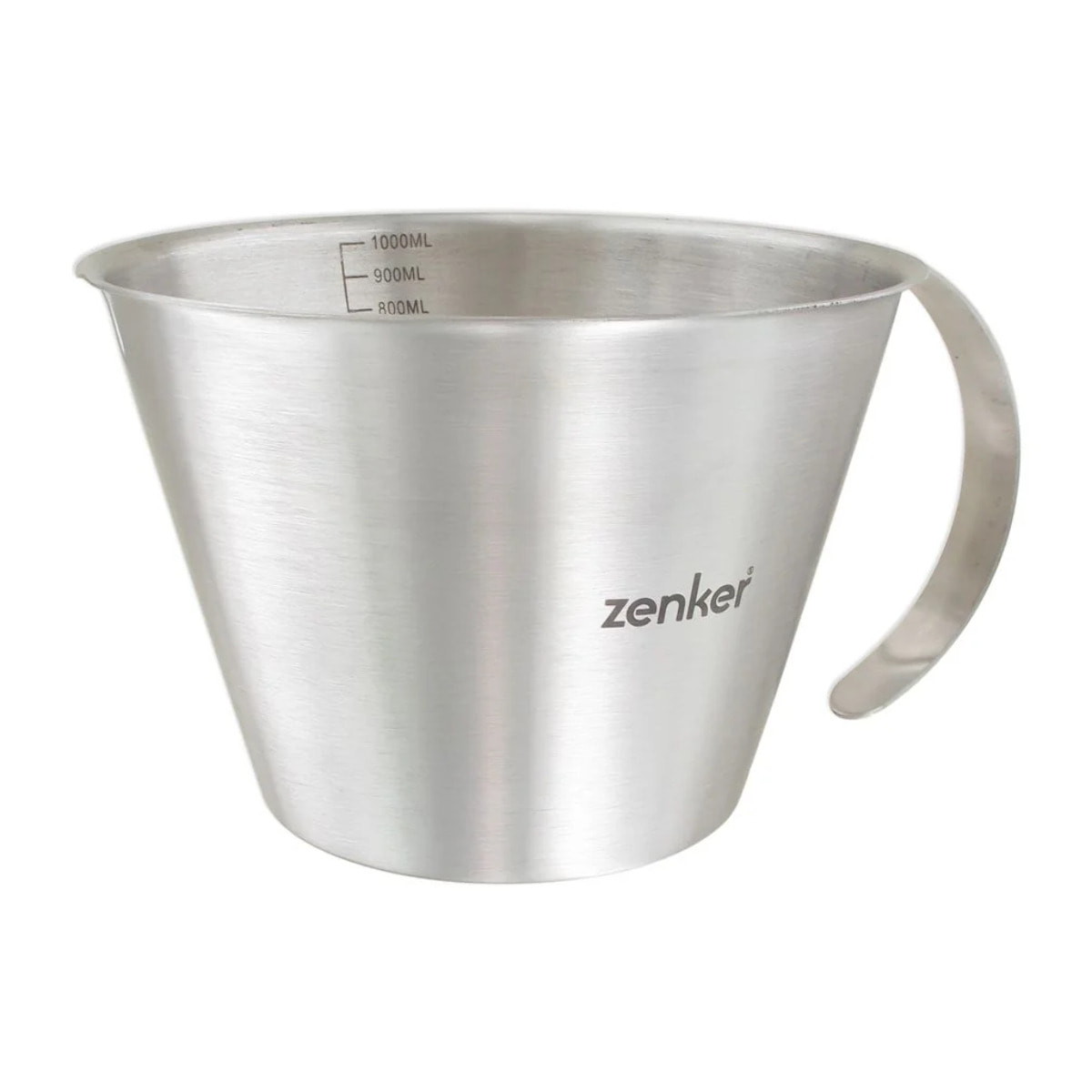 Set de 2 verres doseurs gradués en inox 250 ml et 1 litre Zenker