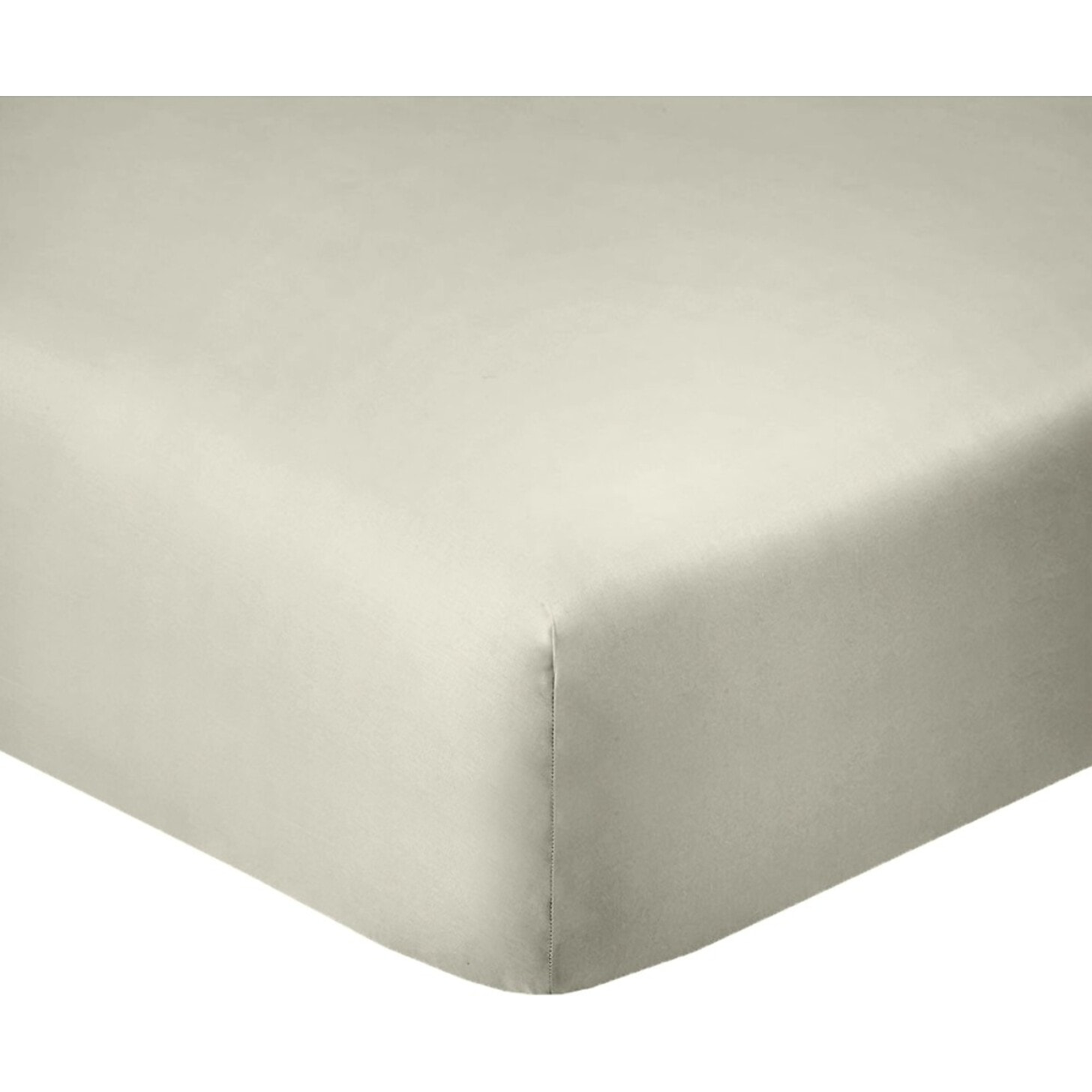 Drap housse coton grège
