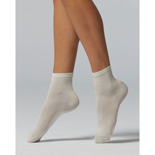 Calzino Cassiopea viscosa con strass sul retro