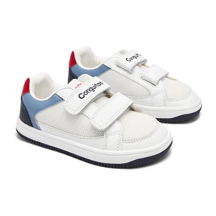 Zapatillas Unisex Barefoot Goflex en  Blanco y Azul