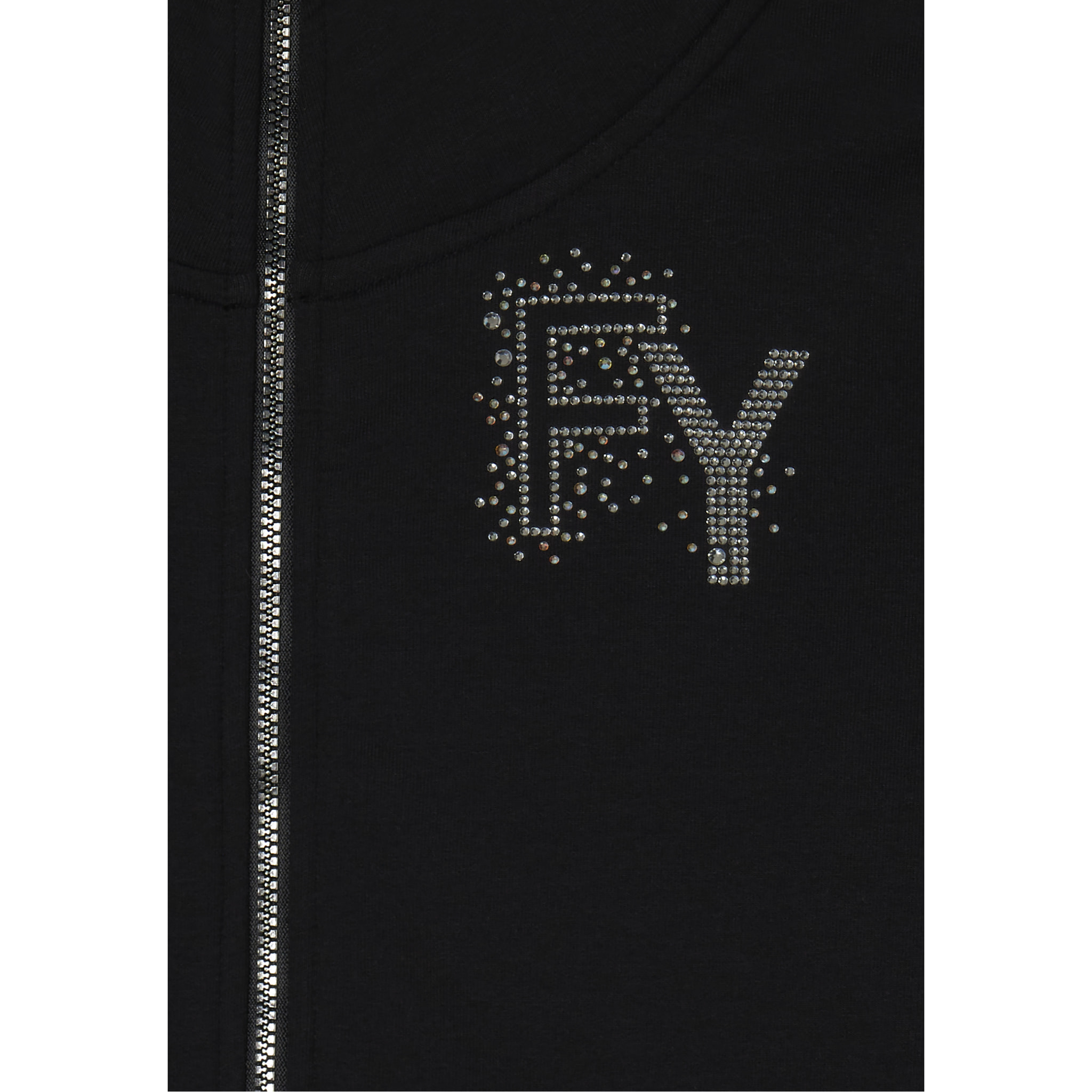 Tuta donna in French Terry Modal con zip e collo alto