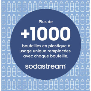 Bouteille isotherme SODASTREAM Gourde Fizz & Go Cool bleue