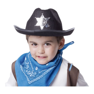 SOMBRERO SHERIFF NEGRO INF