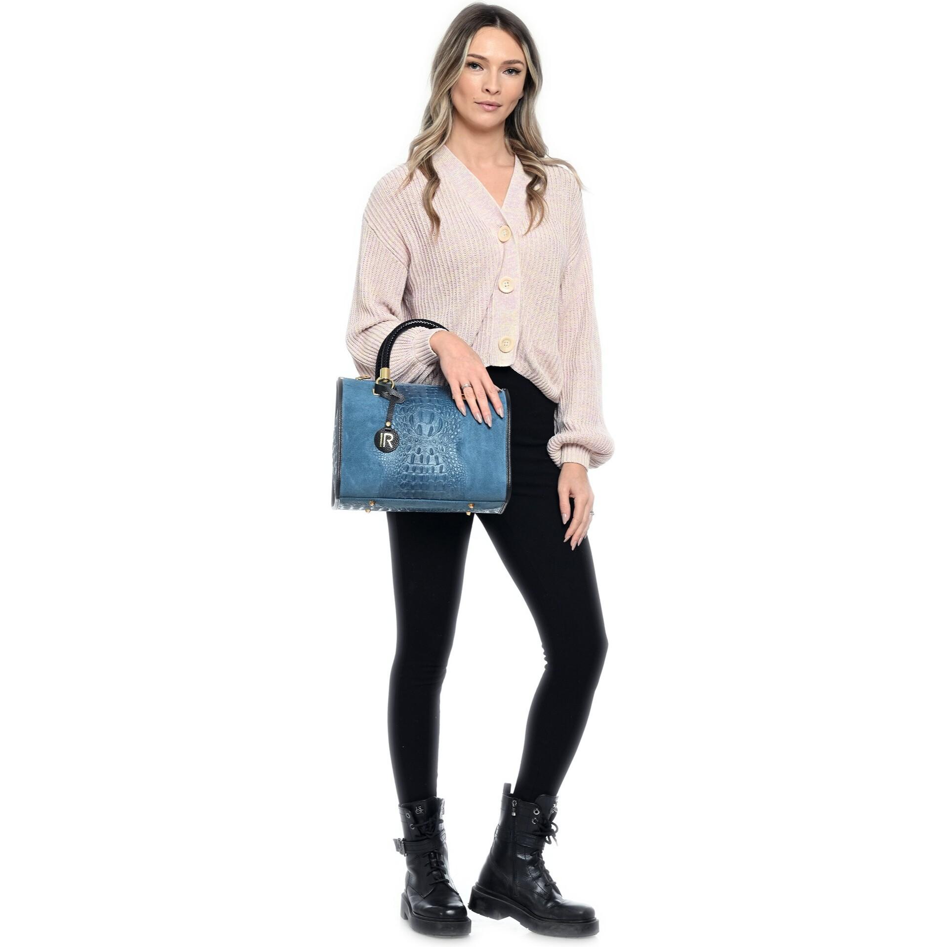 Borsa a mano Isabella Rhea Blu