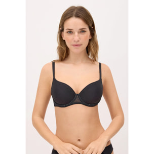 Reggiseno con ferretto e imbottitura Nero