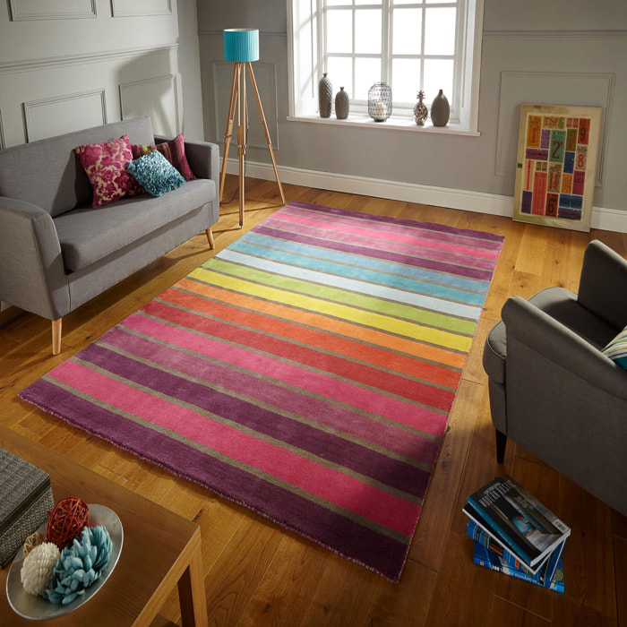 Tapis en laine CANDY Multicolore