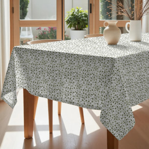 Nappe en tissu 100% coton Asami Caqui 924-6