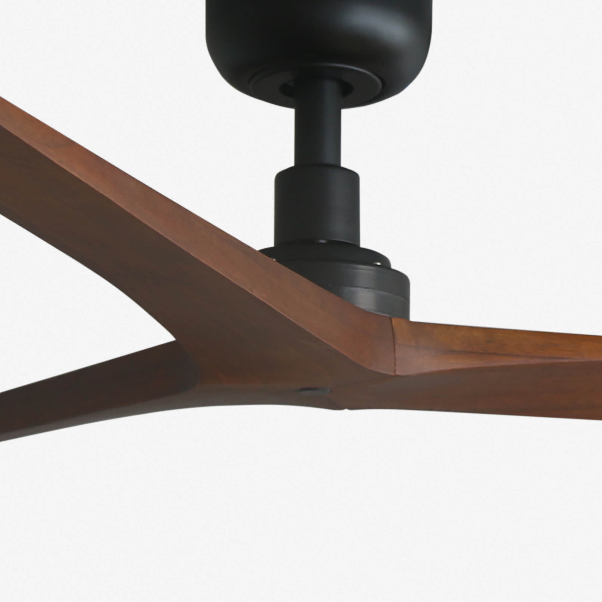 KLIM M Ventilateur de plafond noir/noyer TUYA