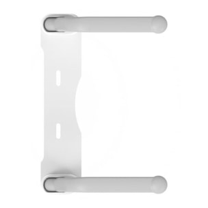 Madlo barre de maintien PMR 61,6 cm pliable pour WC à poser, gris clair (SATDMADWC)