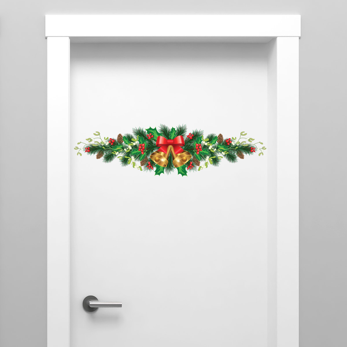 Sticker Noël gui de noël - Autocollants stickers adhésifs noël - décoration fêtes