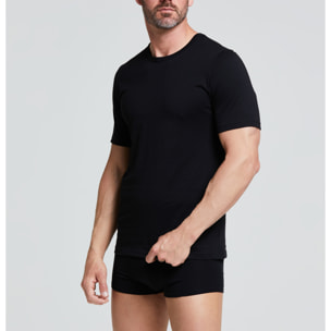 T-Shirt girocollo in cotone organico Cotton Planet vestibilità comfort