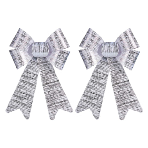 NASTRO DECORATIVO ARGENTO, PVC 15x25 CM