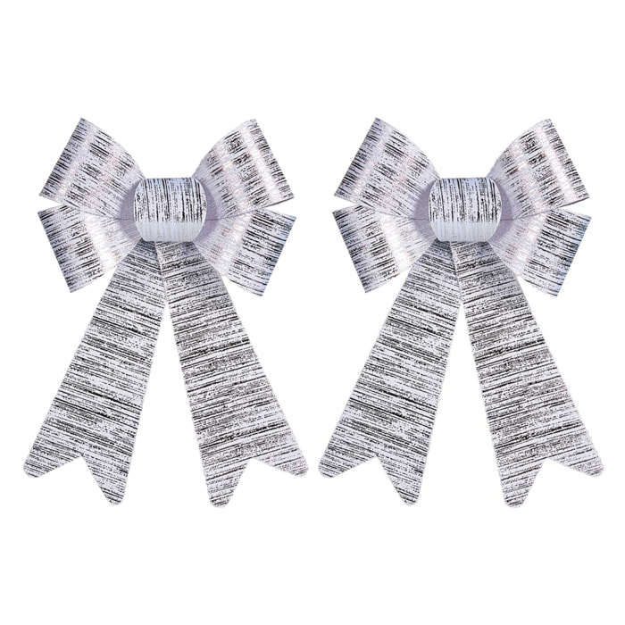 NASTRO DECORATIVO ARGENTO, PVC 15x25 CM