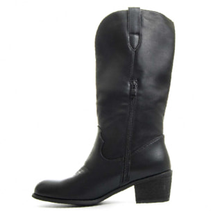 Botas de Tacón - Negro - Altura: 4 cm