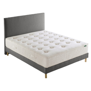 Ensemble matelas Le Latex Responsable + sommier + tête de lit