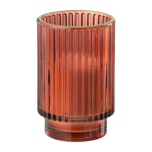 J-Line bougie parfumée Olive & Frank Incense - rouge - large - 30H