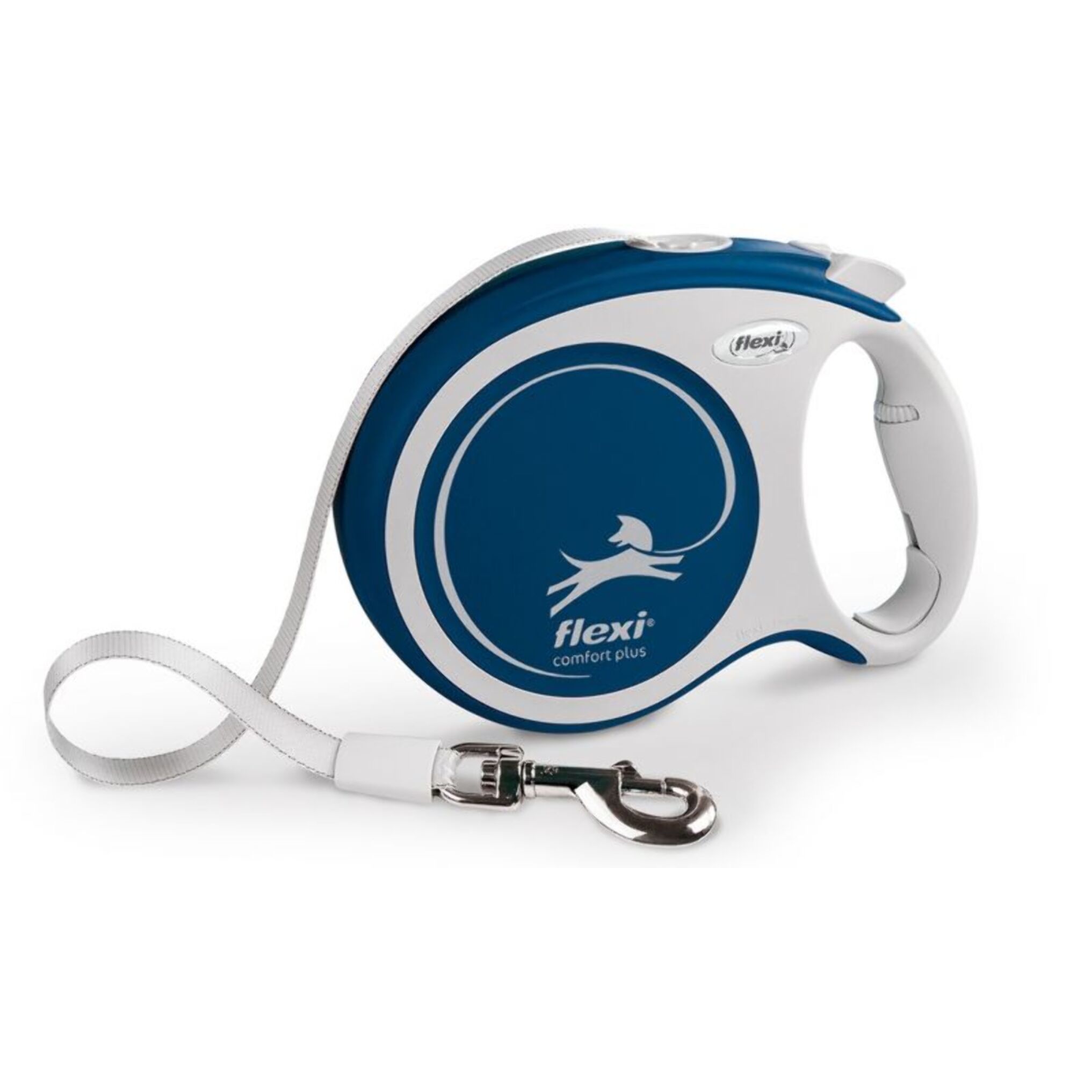 Laisse Comfort Plus L Tape 8 m blue Flexi CF30T8-251-BL-26