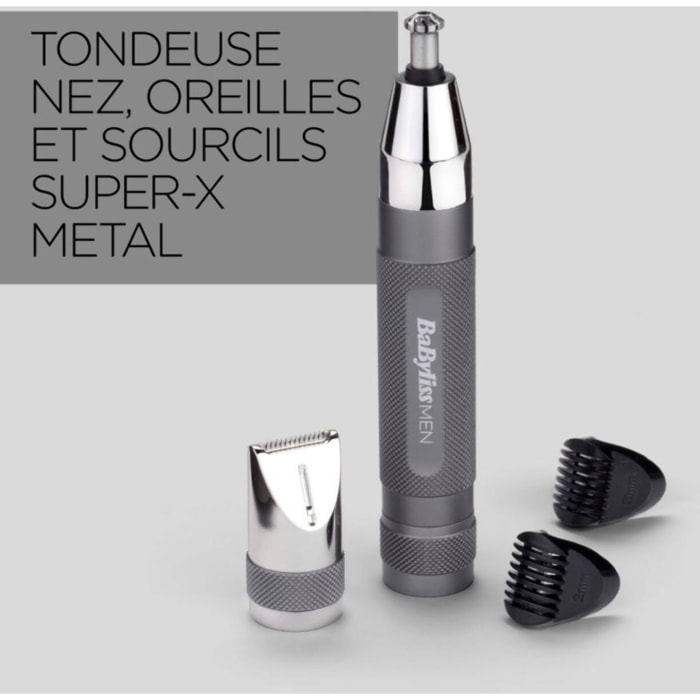 Tondeuse corps BABYLISS Super-X Metal Series E116E