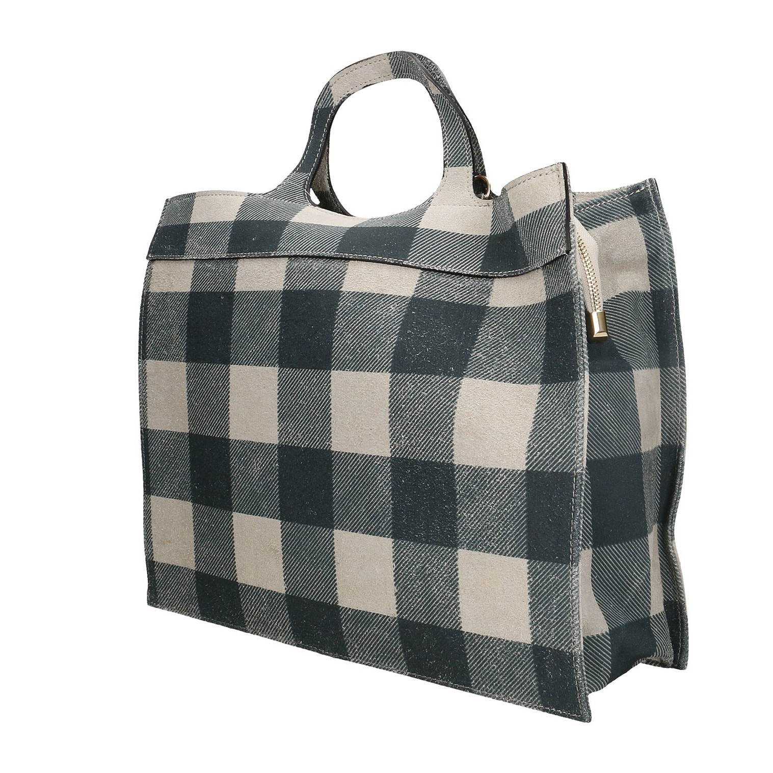 Borsa a mano da donna - Modello Edera - Vera pelle - 19.0 x 28.0 x 8.0 cm