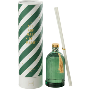 J-Line bâtonnets parfumés Magic - Elwood - verre - blanc/vert - large