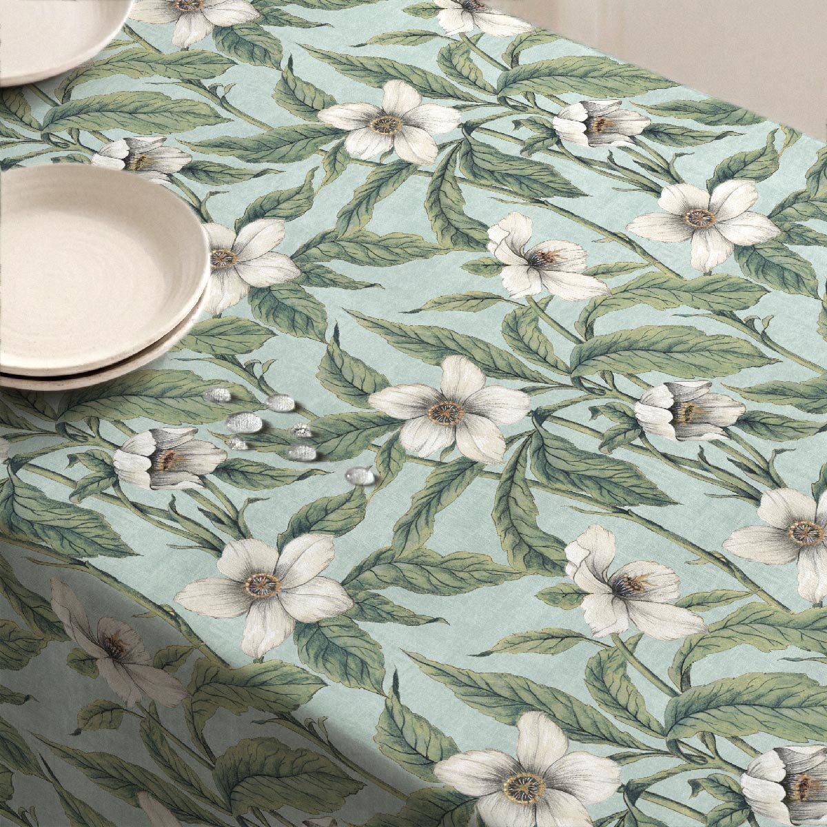 Nappe anti-taches Ithaki - 100% coton -