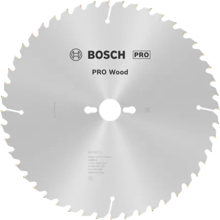 Lame de scie circulaire BOSCH Optiline Wood Ø 30mm - 250X30X3.2 - 60D - 2 608 640 665