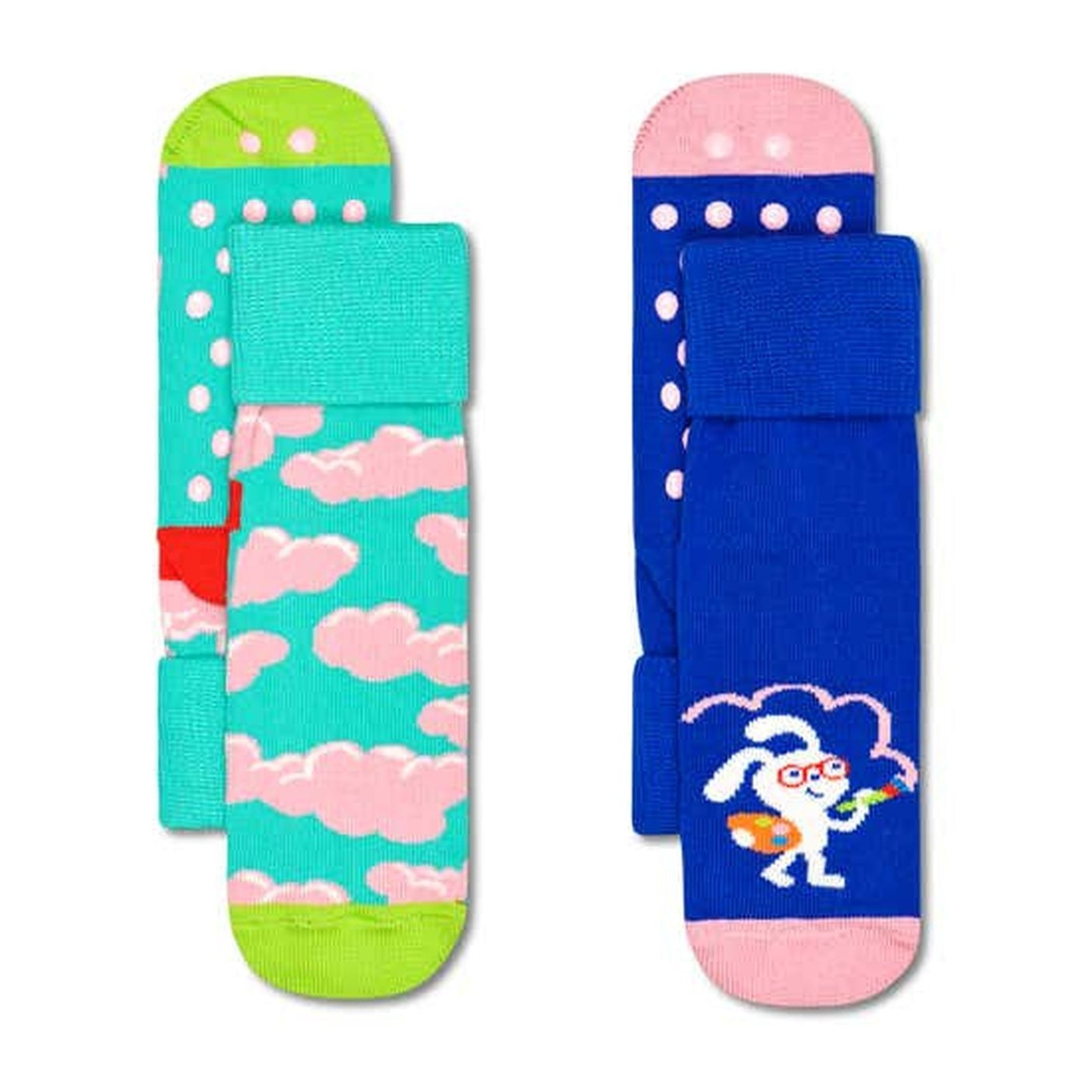 Calcetines pack-2 clouds anti-slip