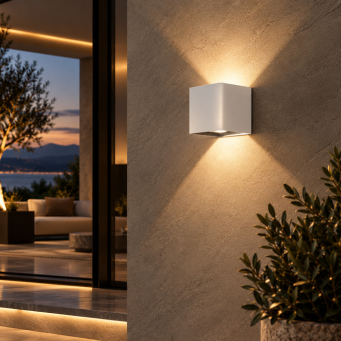 GHEE EVO Applique da Esterno Bianco
