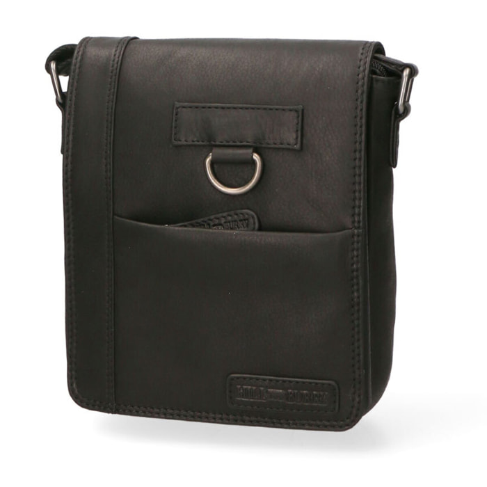 Borsa a tracolla  da uomo In Vera pelle Made in Italy 20x25x6 cm