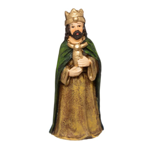 Lot de 11 santons H.7,5cm résine