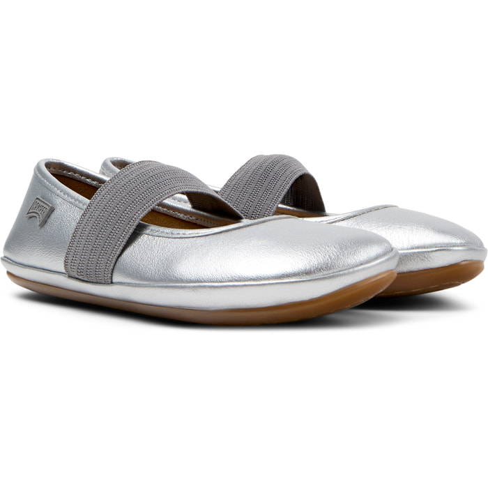 Bailarinas - CAMPER Right - Gris - Cuero liso