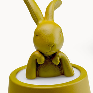 Lampe Animal lapin LED 29cm verte Kare Design