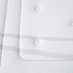 Surmatelas Privilège Mémoire de Forme, 5 cm d'épaisseur, Elastiques de Maintien, Confort Moelleux