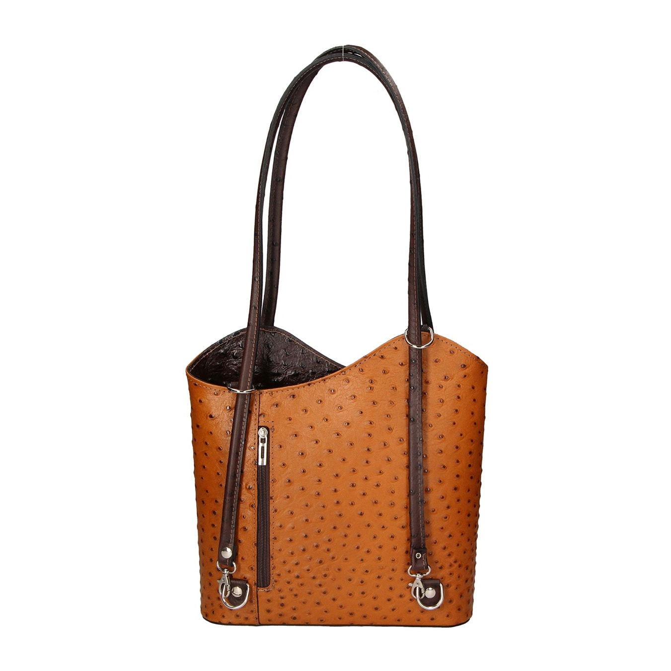 Zaino da donna in vera pelle - Modello Charlotte - 28.0 x 25.0 x 9.0 cm